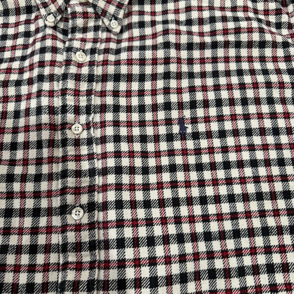 Vintage Ralph Lauren Blaire Cotton Button-Down Plaid Flannel Shirt In Size XL - Picture 6 of 10